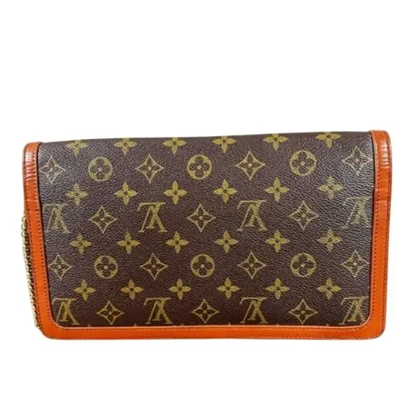 Louis Vuitton Monogram LV Pouchette Dame PM Clutch Crossbody Bag (LVXX200) - Picture 2 of 16